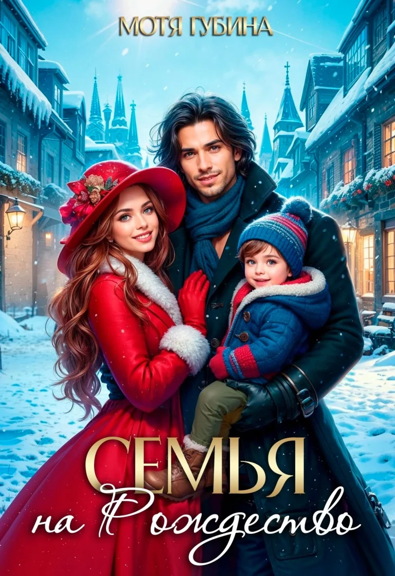 Семья на Рождество (Мотя Губина)