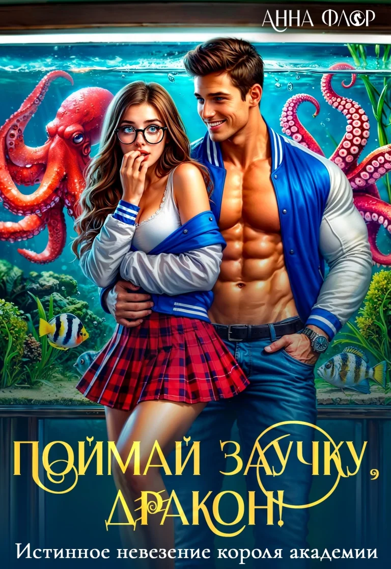 Поймай заучку, дракон! Истинное невезение короля академии (Анна Флор)