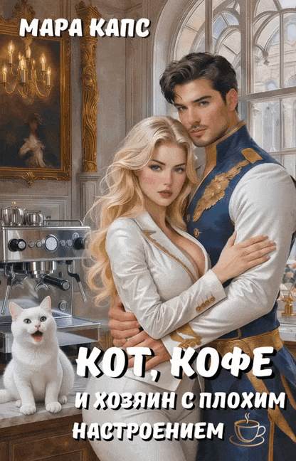 Кот, кофе и хозяин с плохим настроением (Мара Капс)