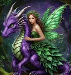 Изумрудная фея для фиолетового дракона (Мария Мас)
